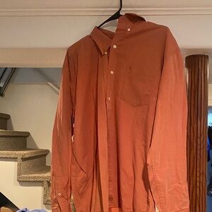 Izod Men's Terracotta Dress Shirt